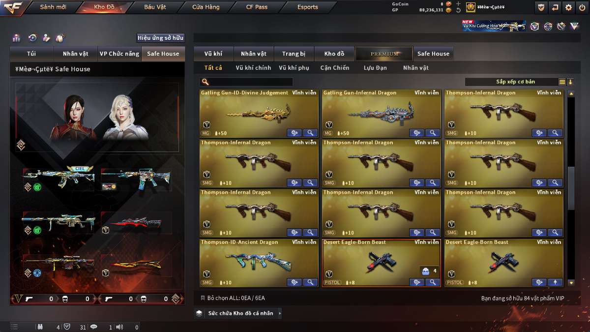 shop acc cf uy tin gia re